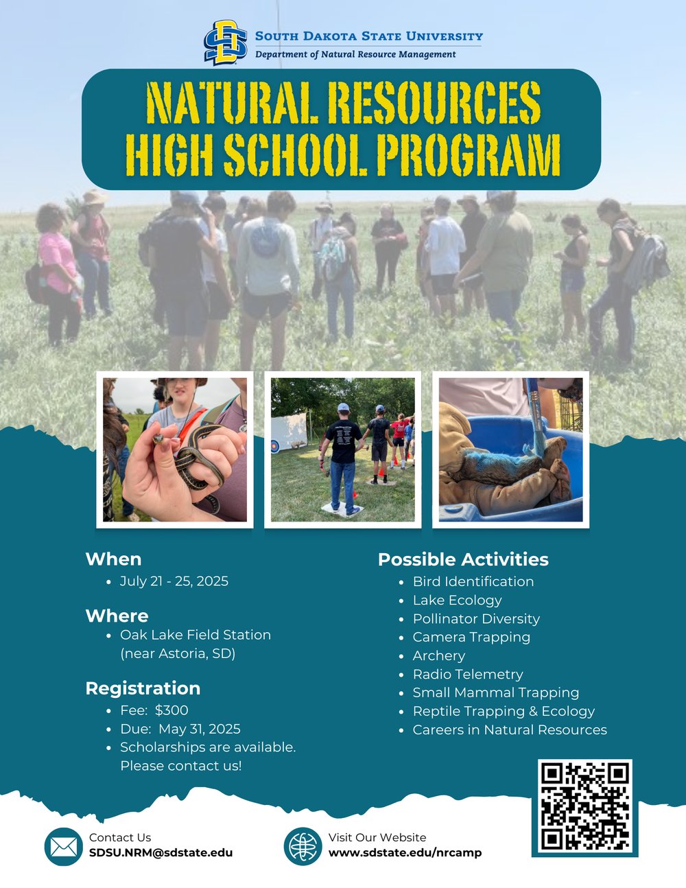 2025 Natural Resources Program Flyer