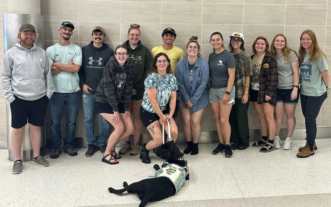 (First row) Thea Klarenbeek and Maddy Siller with her dog; (Second row) Logan Zebro, Aysah Dondlinger, Charlie McDunn, Mikenna Henderson, Sylas Abarr, Natalie Liberati, Kayla Reed, Claudia Mushel, Kassidy Frame, Kelsey Crowley and Hannah Mulligan 