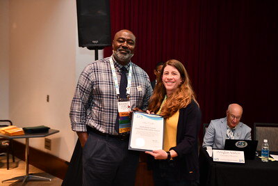 Dr. Alison Coulter received an award.