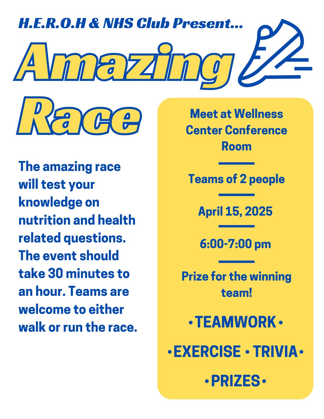 Copy of Amazing Race Poster