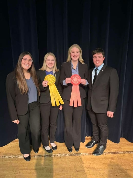 Dairy cattle judging team 2025