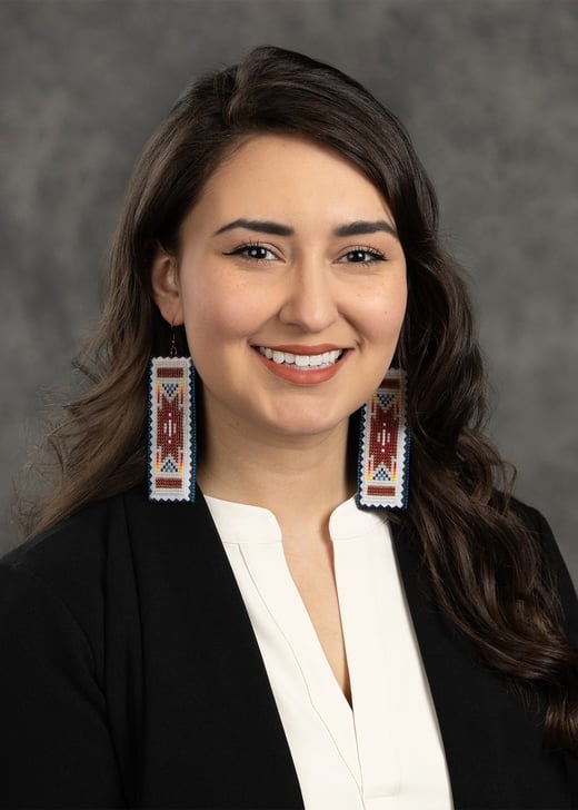 Picture of Keely Eagleshield for work with gray background