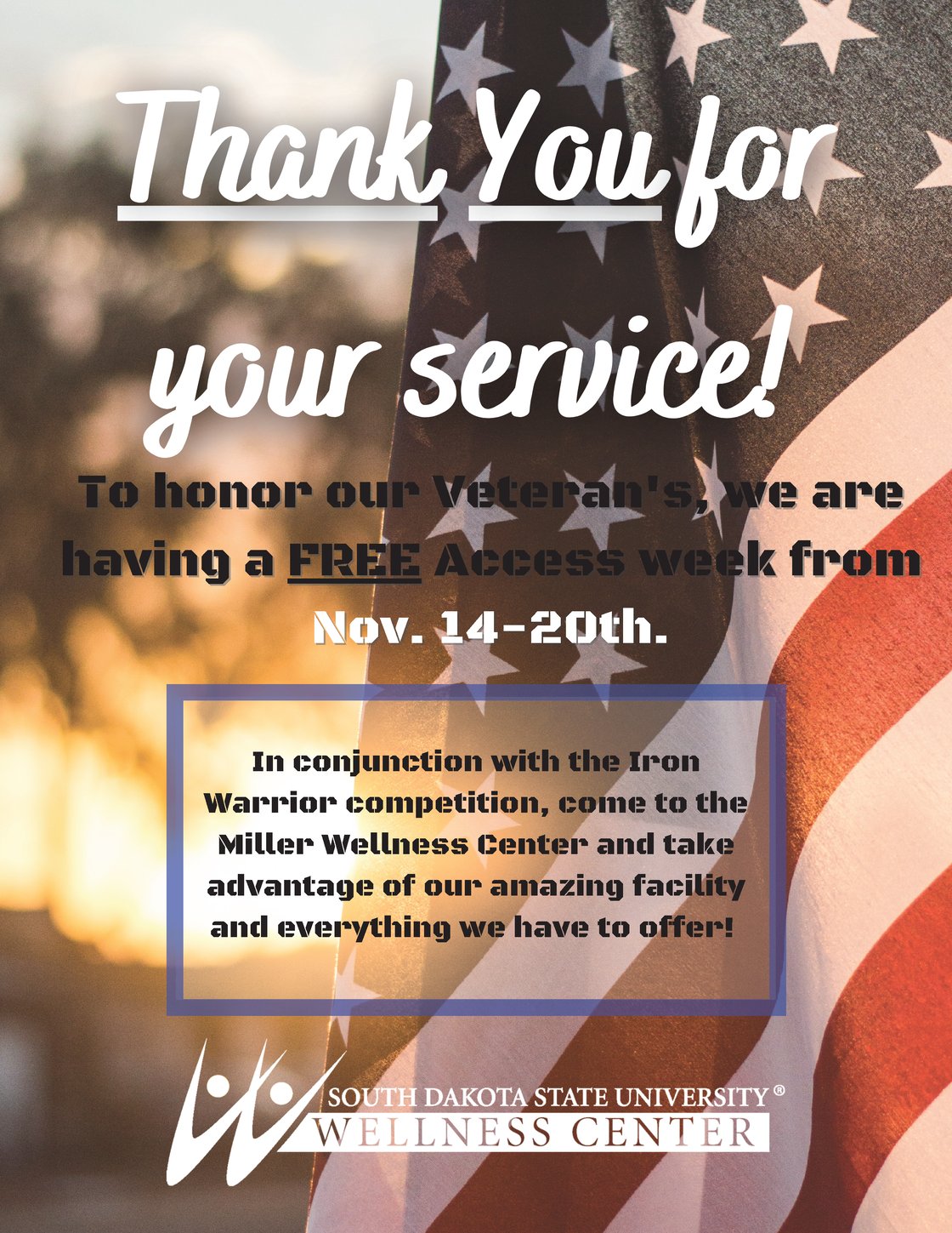 Free Access Day for Vets Week