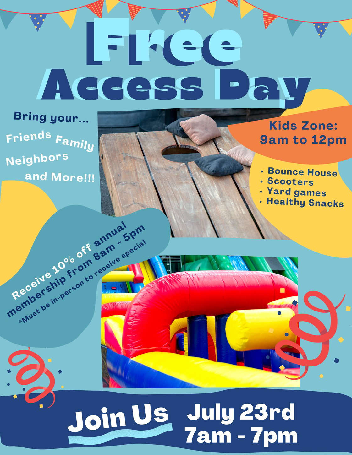 Free Access day poster