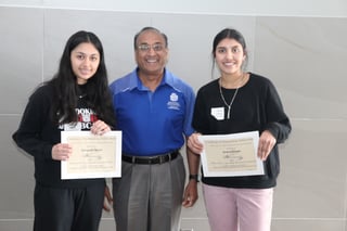 brookings middle school girls awarded at science fair