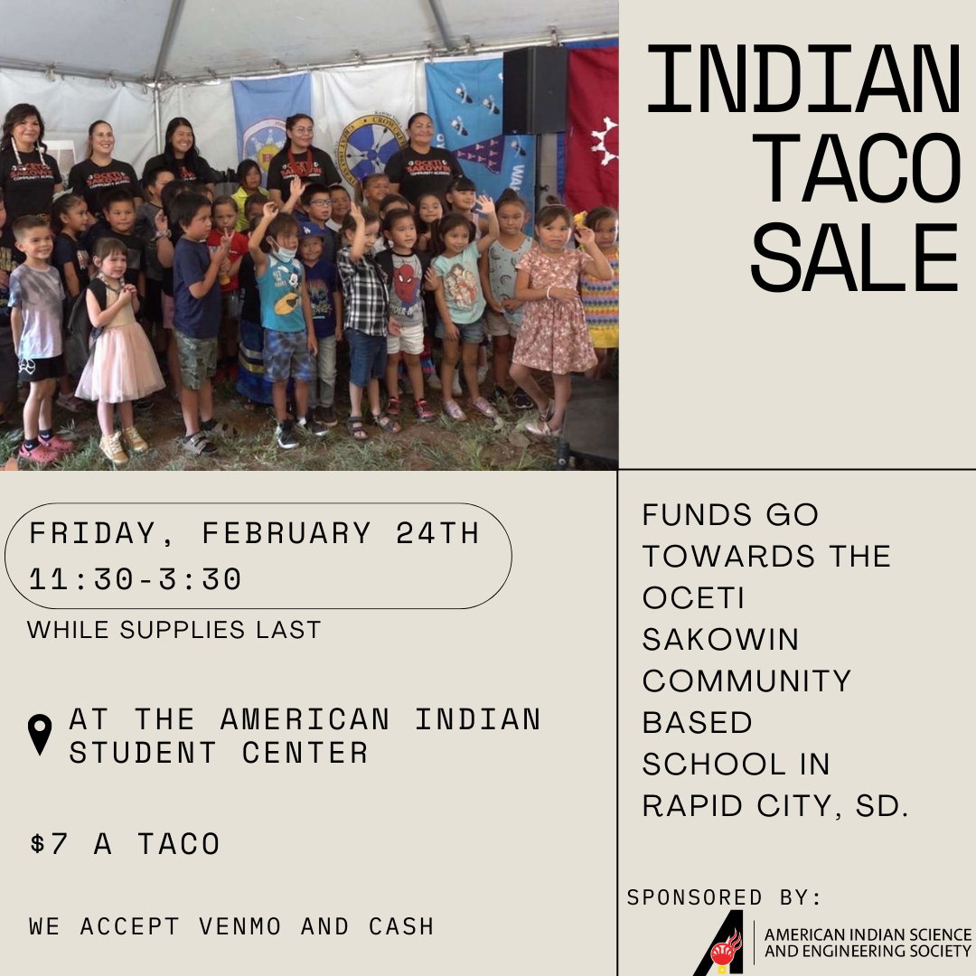 INDIAN TACO SALE