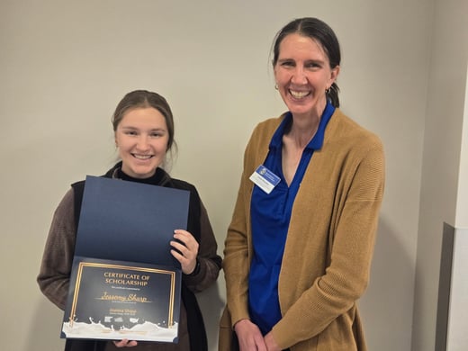 Jessemy Sharp Receiving Scholarship