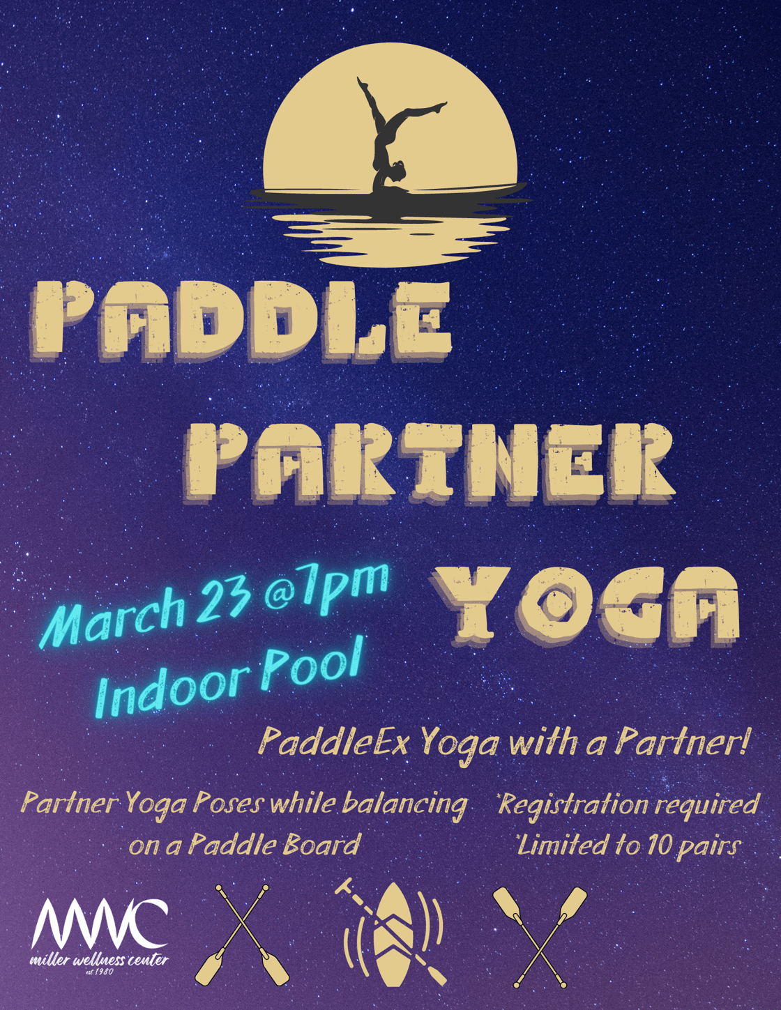 Partner Paddle Yoga