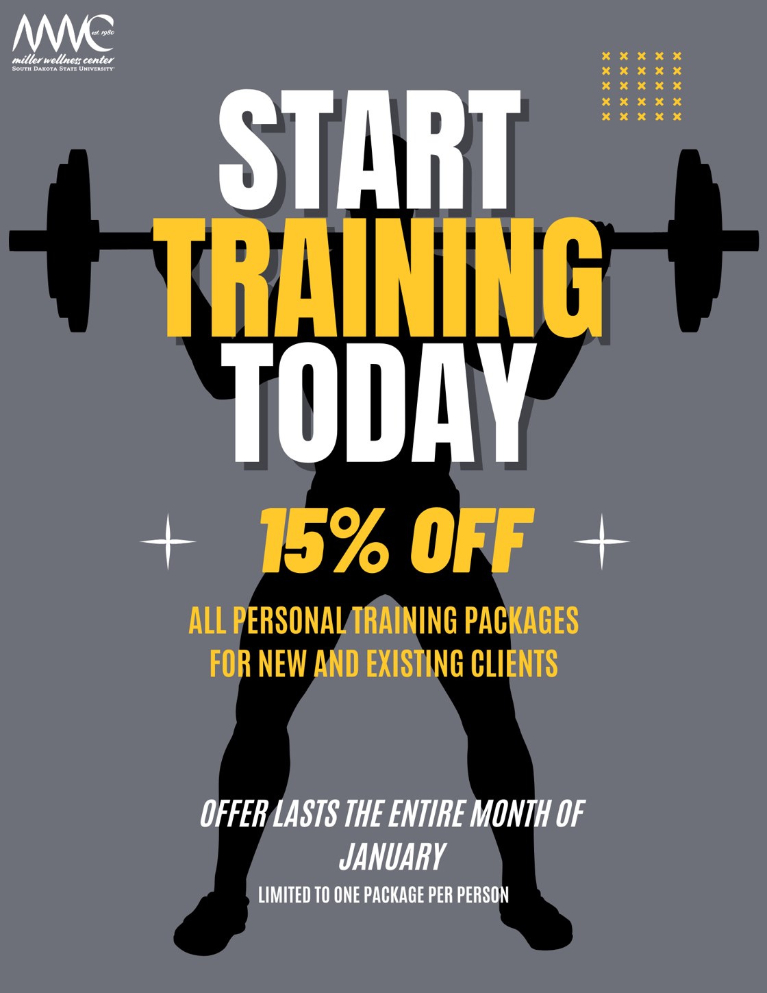Personal Training New Years Flyer