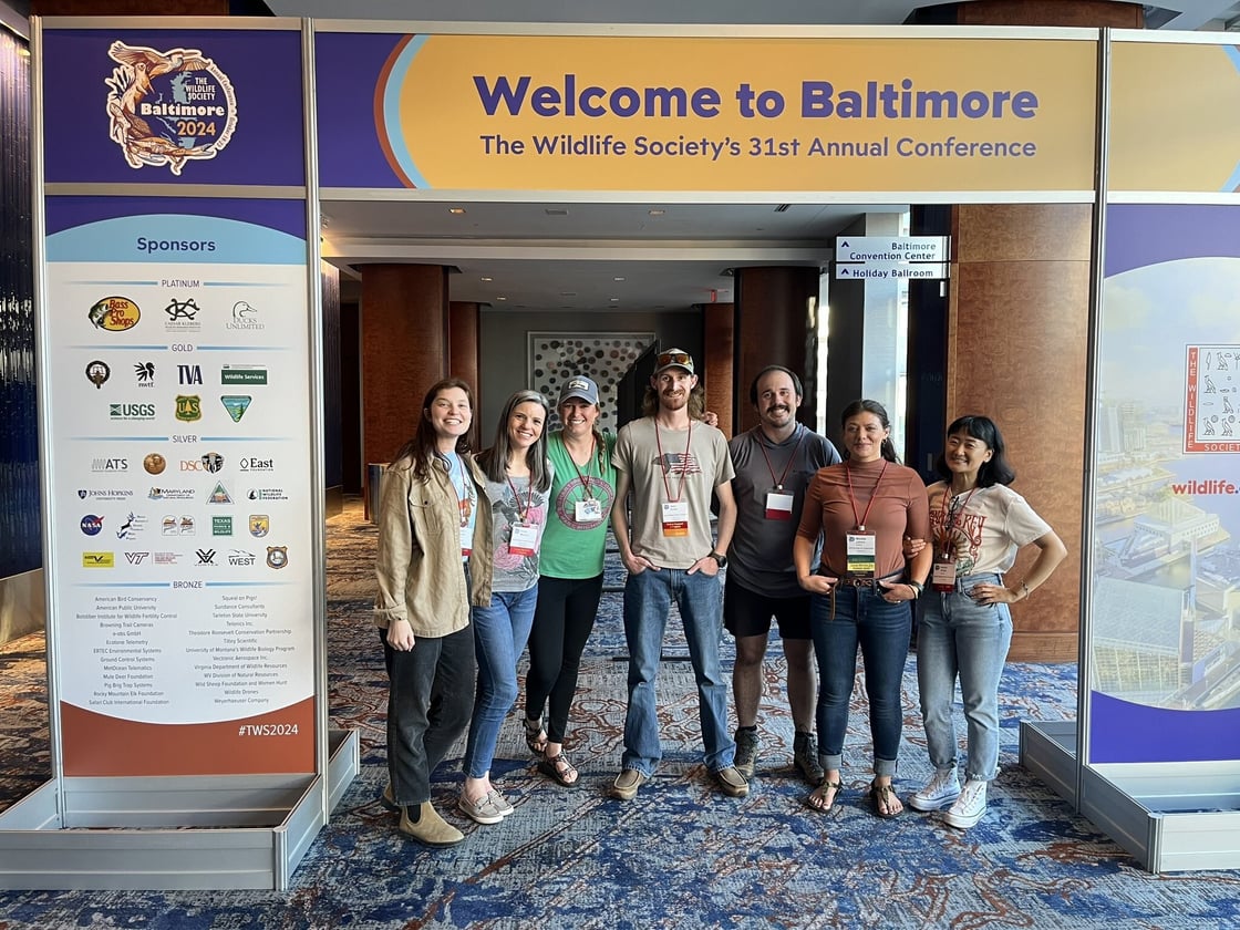 Annual meeting of The Wildlife Society (TWS) in Baltimore, MD: NRM graduate student attendeees
