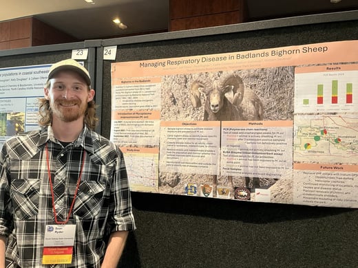 Sean Ryder: M.S. student with Dr. Severud
