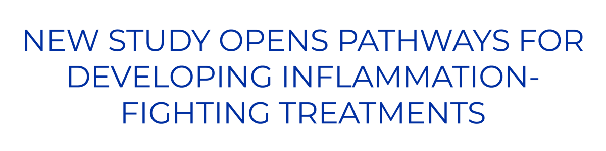New study opens pathways for developing inflammation-fighting treatments