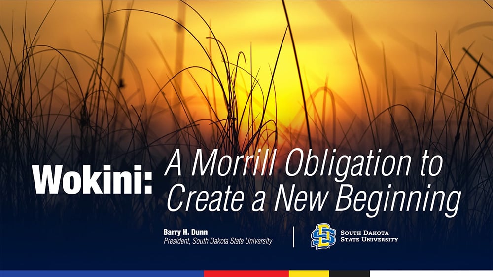 Wokini: A Morrill Obligation to Create A New Beginning